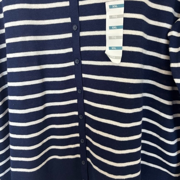 OLD NAVY stripes cardigan sweater stripes. Size XXL. NEW WITH TAGS - Picture 3 of 13
